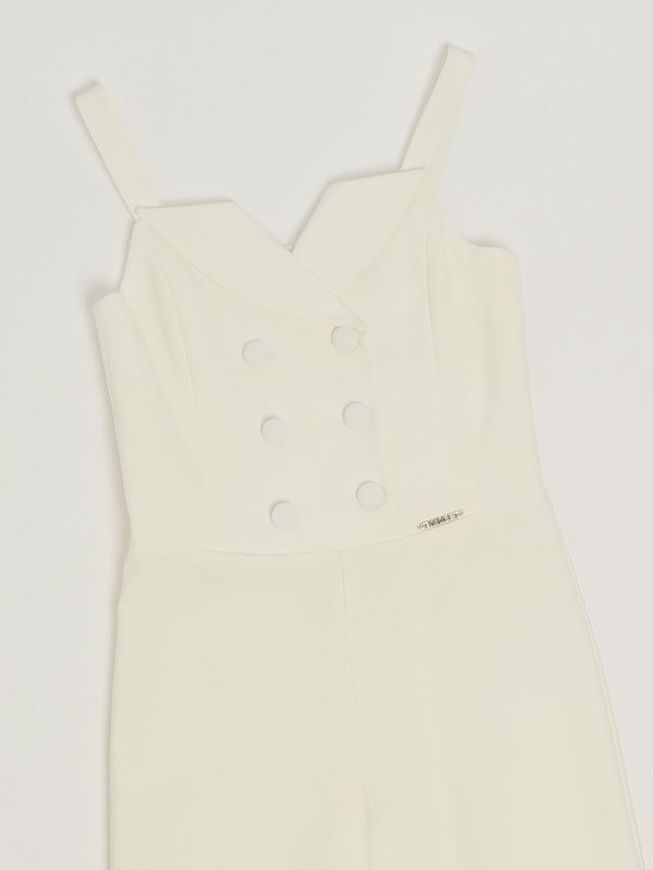 3. Mono para niña en crepé Blanco Twinset 261gj2q50