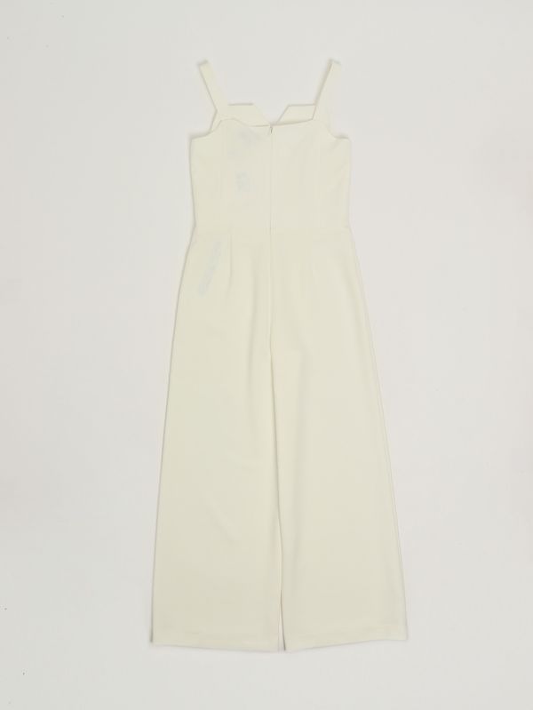 2. Mono para niña en crepé Blanco Twinset 261gj2q50