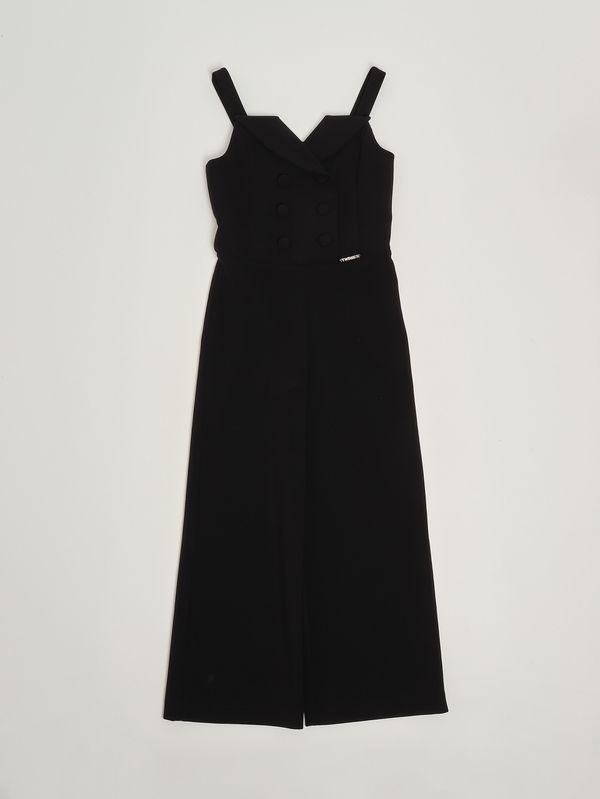 Mono para niña en crepé Negro Twinset