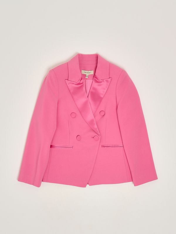 1. Girls' cady jacket Fuchsia Twinset 261gj2q55