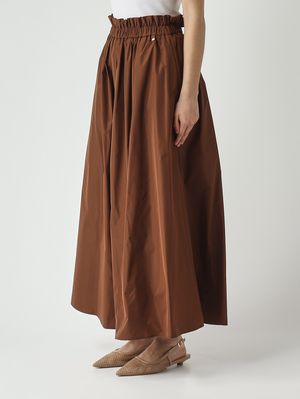 3. Jupe femme en taffetas technique Marron