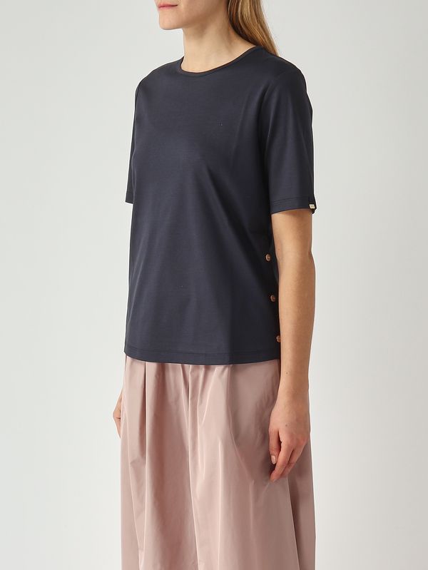 3. Camiseta de mujer de algodón Azul Herno jg000258dm0152063