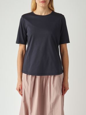 1. Camiseta de mujer de algodón Azul