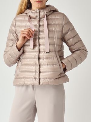 5. Giacca donna in nylon ultralight Rosa cipria