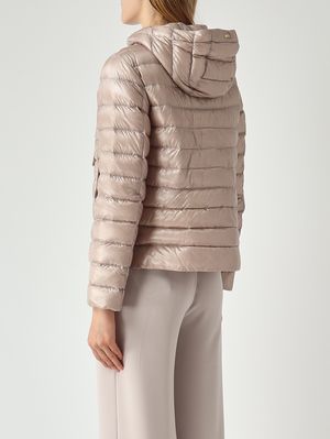 4. Giacca donna in nylon ultralight Rosa cipria