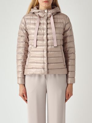 1. Giacca donna in nylon ultralight Rosa cipria