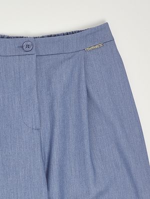 3. Mädchenhose aus Viskosemischung Blau