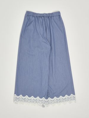 2. Mädchenhose aus Viskosemischung Blau
