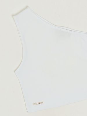 3. Mädchen-Top aus Stretch-Baumwolle Weiß