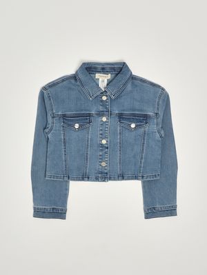 1. Giacca bambina in denim Denim Medio
