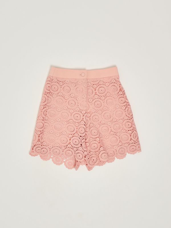 Shorts pour fille avec broderies Fuchsia Twinset