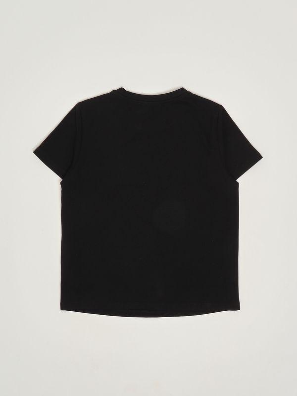 2. T-shirt bambina in cotone stretch Nero Twinset 261gj2252