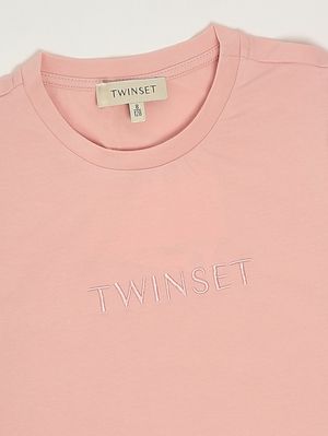 3. T-shirt fille en coton stretch Fuchsia