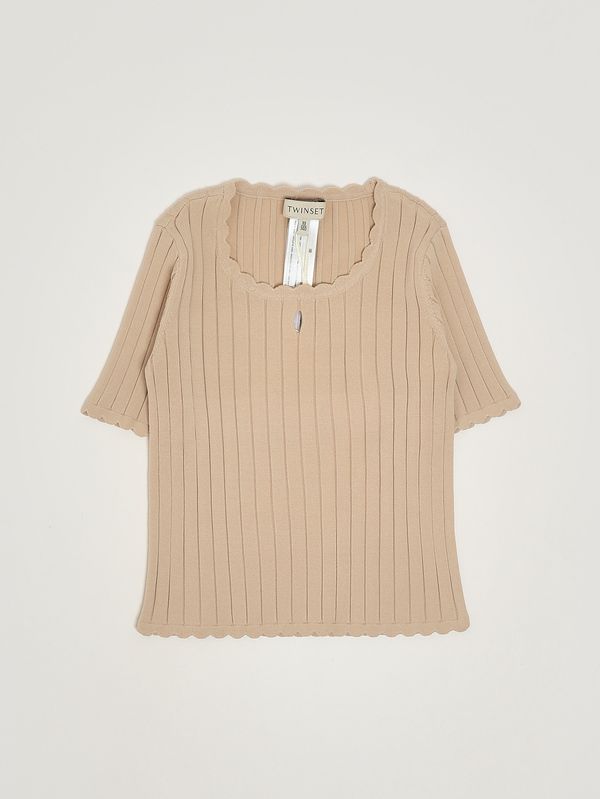 Mädchen-Pullover aus Viskose-Mischung Safari Twinset