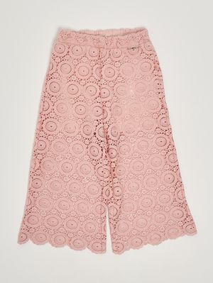 1. Pantalón de niña con bordados Rosa