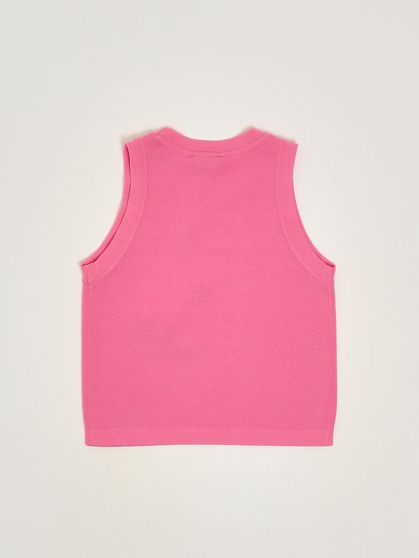 2. Mädchen-Tanktop aus Viskosemischung Fuchsia Twinset 261gj3062