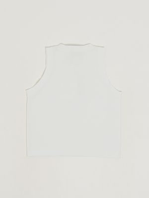 2. Mädchen-Tanktop aus Viskosemischung Weiß