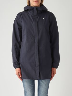 1. Damenjacke Sophie Stretch Dot aus recyceltem technischem Gewebe Blau