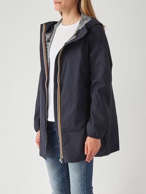 3. Damenjacke Sophie Stretch Dot aus recyceltem technischem Gewebe Blau