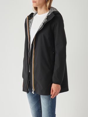 3. Women's Sophie Stretch Dot jacket in recycled technical fabric Black