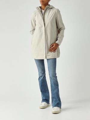 4. Damenjacke Sophie Stretch Dot aus recyceltem technischem Gewebe Beige