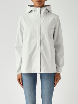 1. Chaqueta de mujer Marguerite Stretch Dot de nailon Blanco
