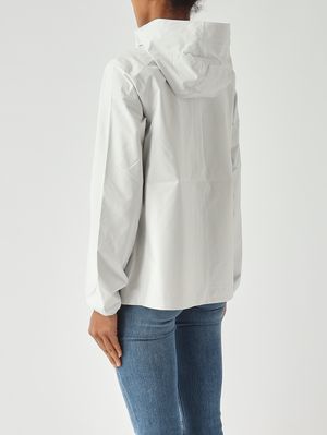 4. Chaqueta de mujer Marguerite Stretch Dot de nailon Blanco