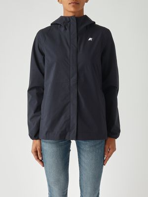 1. Chaqueta de mujer Marguerite Stretch Dot de nailon Azul
