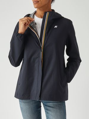5. Chaqueta de mujer Marguerite Stretch Dot de nailon Azul