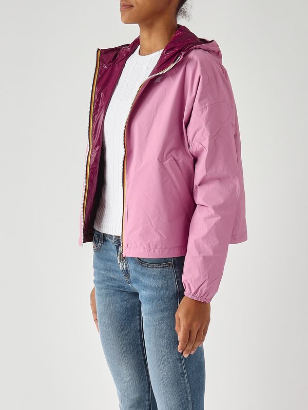 4. Chaqueta de mujer Laurette Plus.2 de nailon Glicina-Malva K-Way k81333w