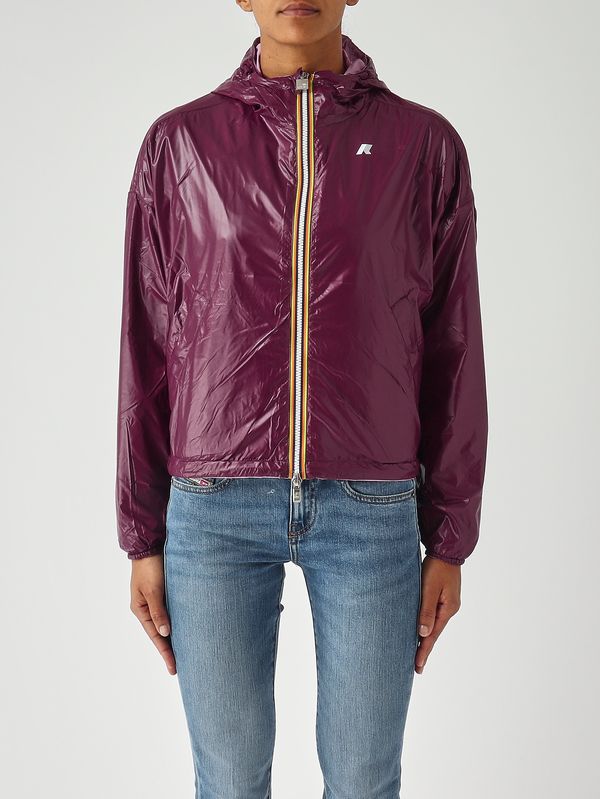 2. Chaqueta de mujer Laurette Plus.2 de nailon Glicina-Malva K-Way k81333w