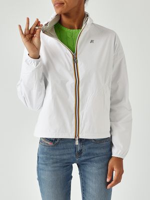 6. Chaqueta de mujer Laurette Plus.2 de nailon Blanco-Beige