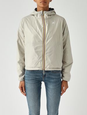 2. Chaqueta de mujer Laurette Plus.2 de nailon Negro-Beige