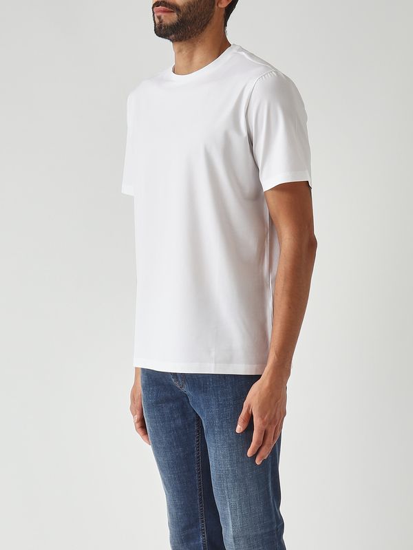 3. T-shirt uomo in cotone tecnico stretch Bianco Herno jg000174u52003