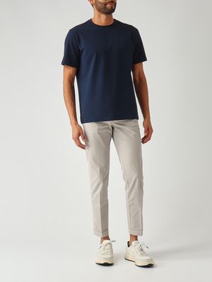 2. T-shirt uomo in cotone tecnico stretch Navy