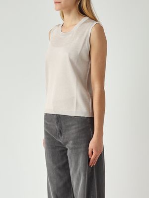 3. Maglia donna in viscosa lurex Oro Rosa