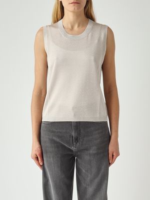 1. Maglia donna in viscosa lurex Oro Rosa