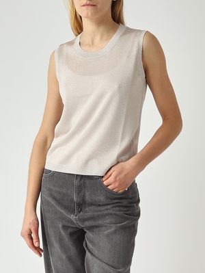 5. Maglia donna in viscosa lurex Oro Rosa