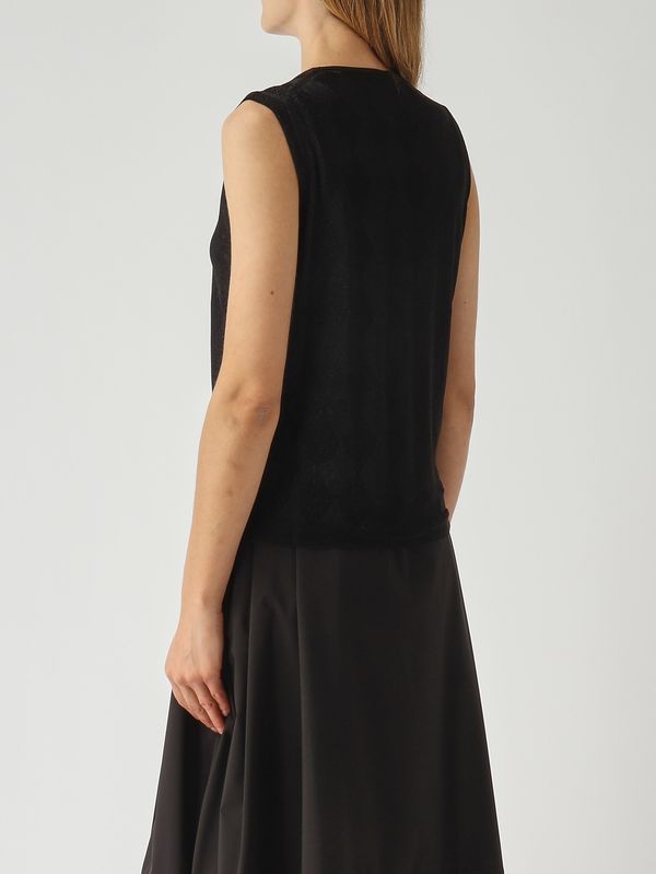 4. Pull femme en viscose Lurex Noir Gran Sasso 5721123011