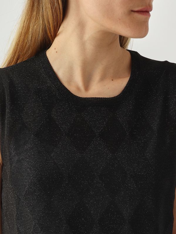 5. Pull femme en viscose Lurex Noir Gran Sasso 5721123011