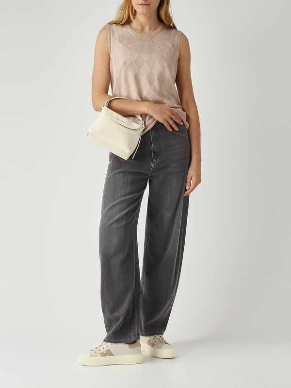 2. Pull femme en viscose Lurex Or rose Gran Sasso 5721123011