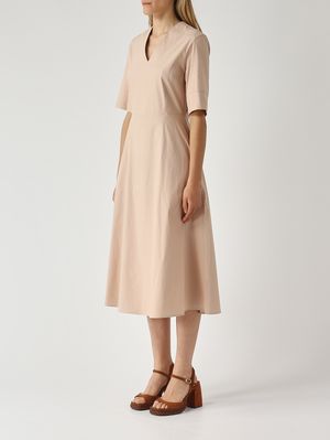 3. Abito donna in misto cotone Cipria