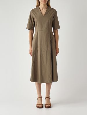 1. Robe pour femme en coton mélangé Boue