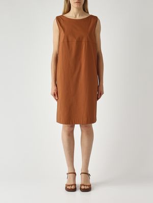 1. Women's cotton blend dress Cinnamon