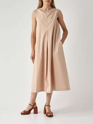 2. Abito donna in misto cotone Cipria