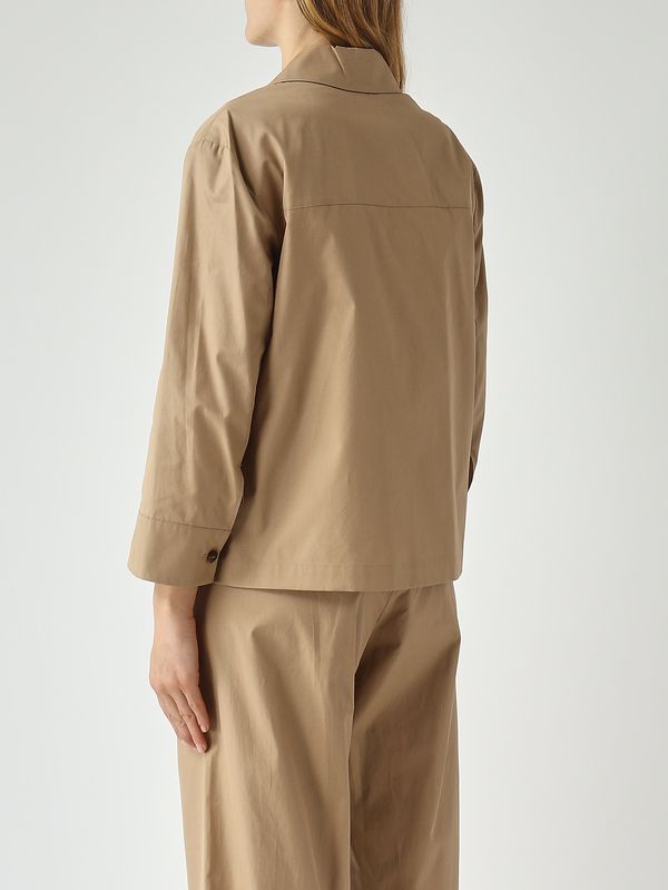 4. Camicia donna Renata in cotone Cammello S Max Mara 2616111073600