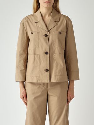 1. Camicia donna Renata in cotone Cammello