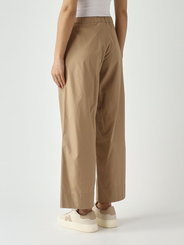 4. Pantalón de mujer color plata de algodón Camello S Max Mara 2619131023600