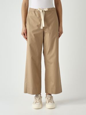 1. Pantalón de mujer color plata de algodón Camello