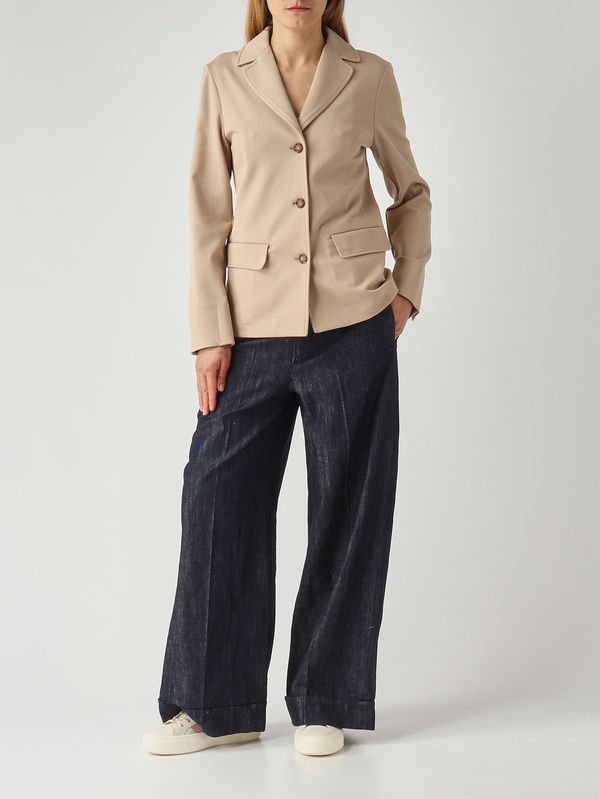 2. Jean femme Melodia en coton et lin Denim Foncé S Max Mara 2619181033600